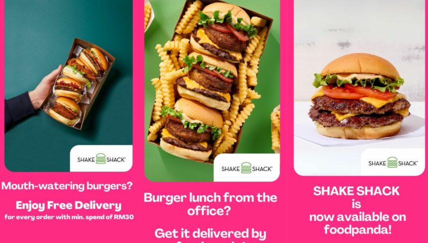 Enjoy Free Delivery on Shake Shack Orders via foodpanda Until August 2024